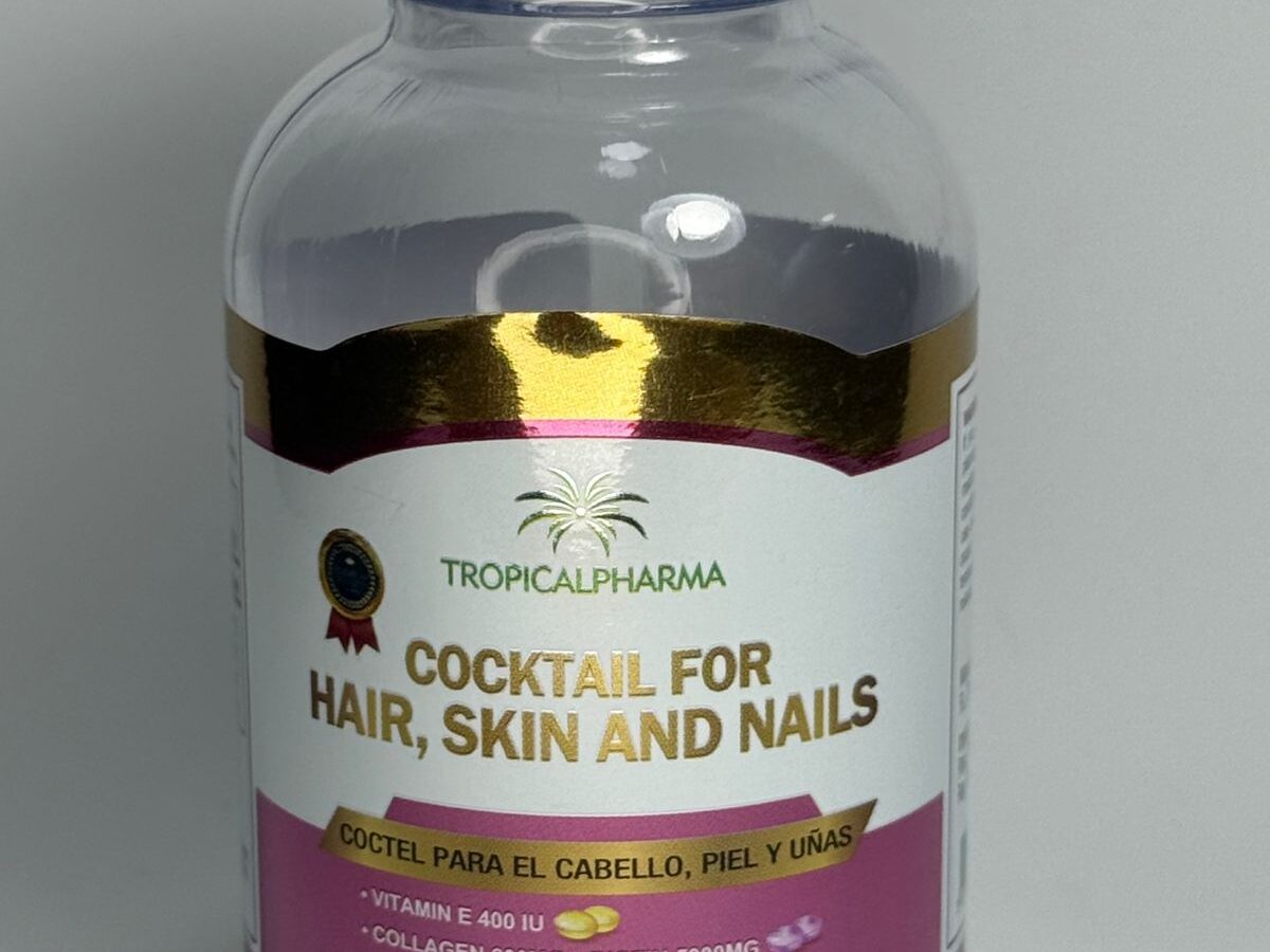 coctel para el cabello-piel-uñas