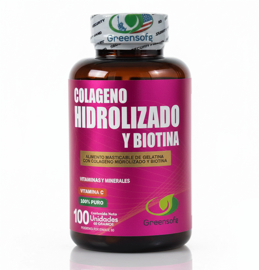 COLAGENO HIDROLIZADO Y BIOTINA